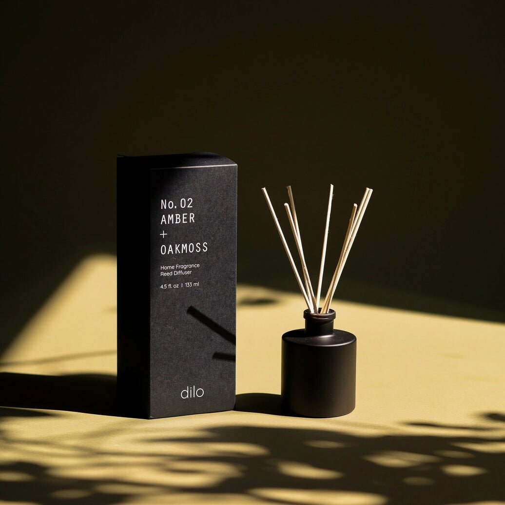 No. 02 Amber + Oakmoss Reed Diffuser