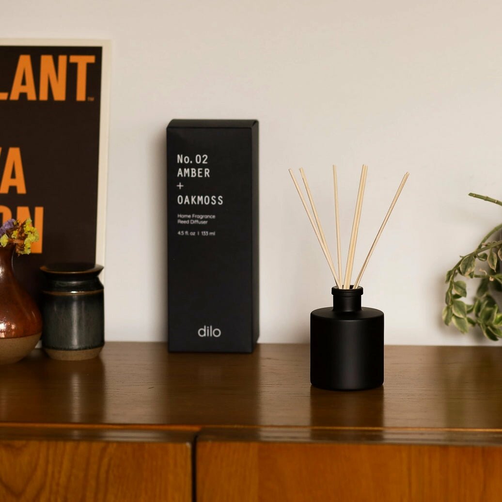 No. 02 Amber + Oakmoss Reed Diffuser